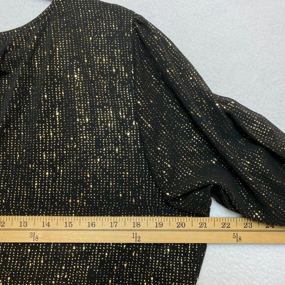 Torrid Glittery Dress Women's 2X Mini Studio Knit Ruched $75 NWT - Picture 8 of 10